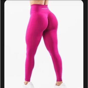 Alphalete magenta leggings large amplify